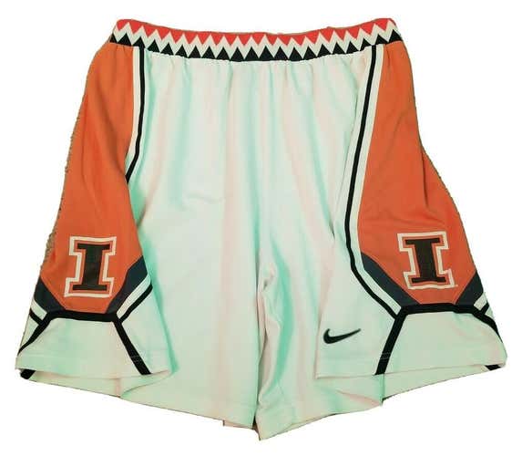 Vintage Nike Dri Fit Illinois Fighting Illini NCAA Basketball Shorts XXL 2XL