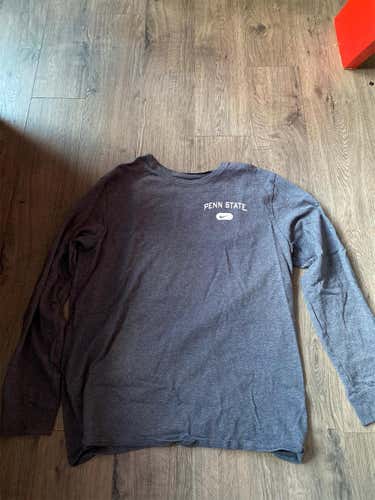 Gray Penn State Nike I.D Base Long Sleeve