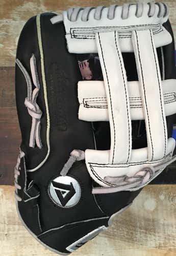 New High School / College Black Gray Akadema Baseball Precision Series AMR34 12.75" Glove