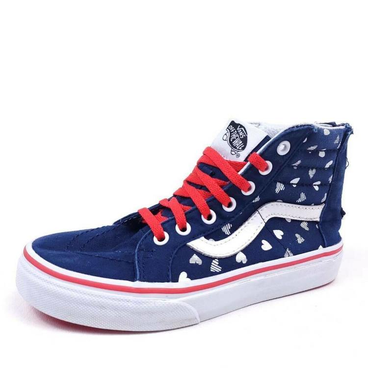 size 2 blue vans