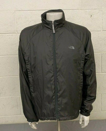 The North Face Gray Fleece Lined Lighter Weight Jacket Men's Large Fast Shipping