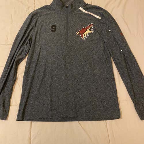 Clayton Keller Team Issued/worn 1/4 Zip Arizona Coyotes