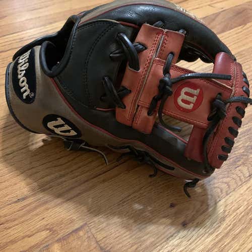 Black High School/College Infield A2K 11.75" Baseball Glove