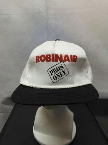 Vintage Robinair Leather Strapback Hat