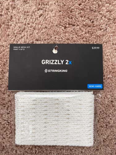 Quantity 2 White New StringKing Grizzly 2x
