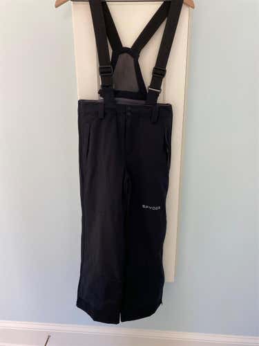 Black Youth Size 12 Spyder Ski Pants