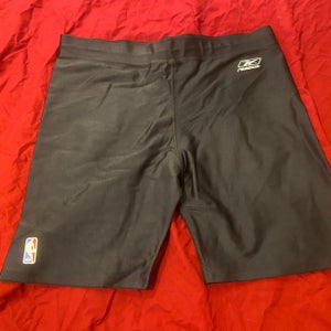 NBA Basketball Team / League Issued Black Adult XXXL Reebok Compression Shorts