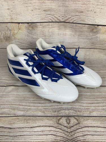 Adidas 2019 Freak Carbon Low Football Cleats White/Blue F97398 Men's Size 10.5
