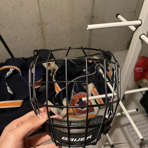 Black New Medium Bauer Profile II  Helmet Cage