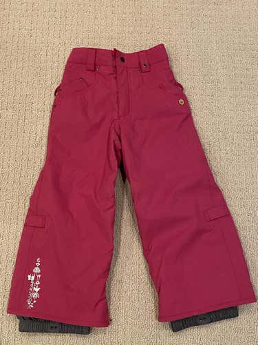 Used Girl's Burton Snowboard Pants - Size Youth XS