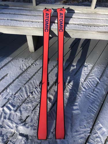 Used Unisex 2020 Atomic Racing Redster FIS SL Skis With Bindings Max Din 16