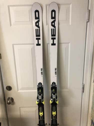 USED IN TWO RACES: 193 MENS HEAD WORLD CUP GS SKI RADIUS 30 MM