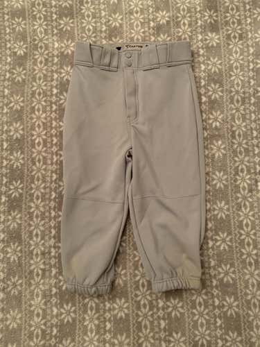 Gray Adult Small Easton Knicker Baseball Pants