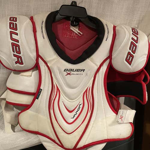 Senior Large Bauer Vapor Shoulder Pads