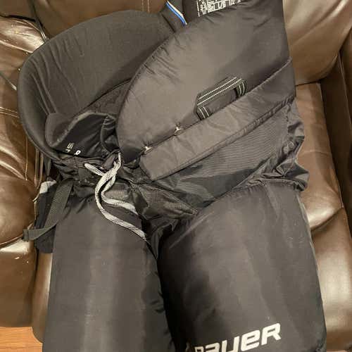 Black Senior Large Bauer Nexus Hockey Pants