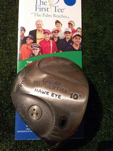 Callaway Great Big Bertha Hawkeye 10* Driver Seniors Light Graphite shaft