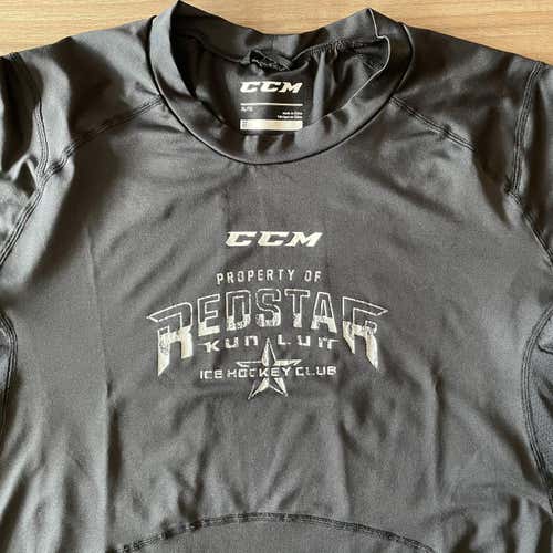 Pro Stock KHL CCM Kunlun Red Star Dry Fit Compression Tshirt - Size XL