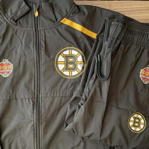 Pro Stock NHL Bruins China Games Team Track Suit - Size L
