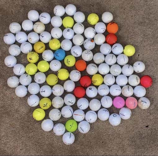 100 Assorted Used Golf Balls Make Offers Price Is Flexible