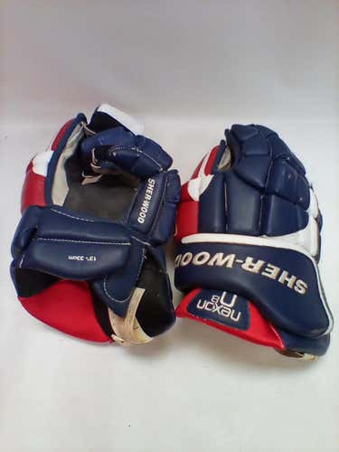Used Sher-wood 13" Ice Hockey Gloves