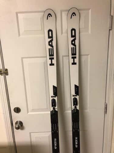 Used Men's 2018 HEAD Racing World Cup Rebels i.GS RD Skis Without Bindings