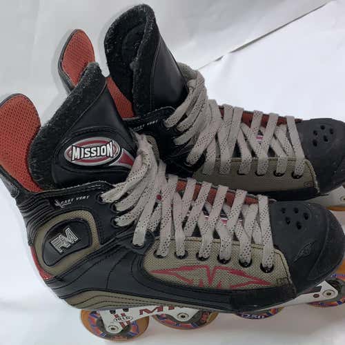 Mission RM Inline Roller Hockey Skates Size 10D (Men US 10 Shoe)