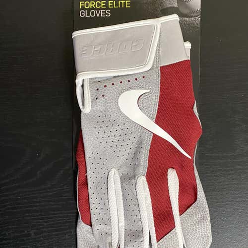 RARE Nike Force Elite OU Sooners Adult Size XL Batting Gloves