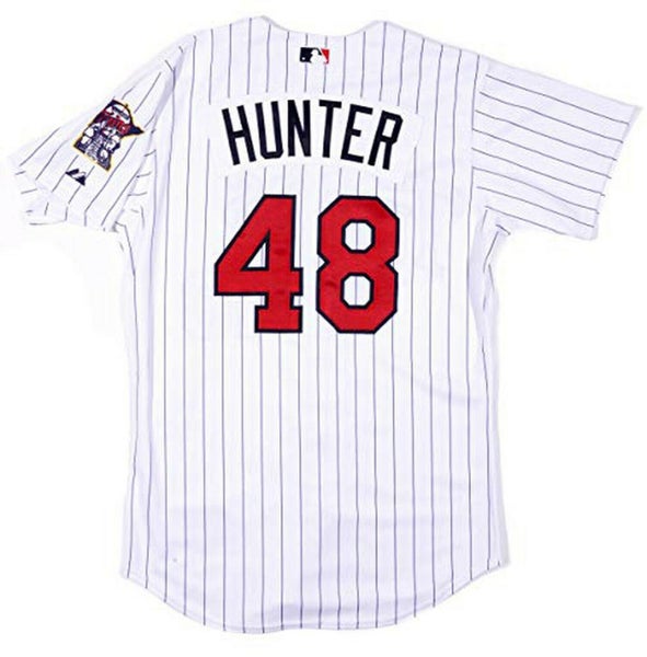 Authentic Majestic MINNESOTA TWINS Torii Hunter Retro Home Jersey size 48  (XL))-NEW WITH TAGS!