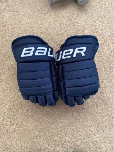 Blue New Bauer 4 Roll 13" Gloves