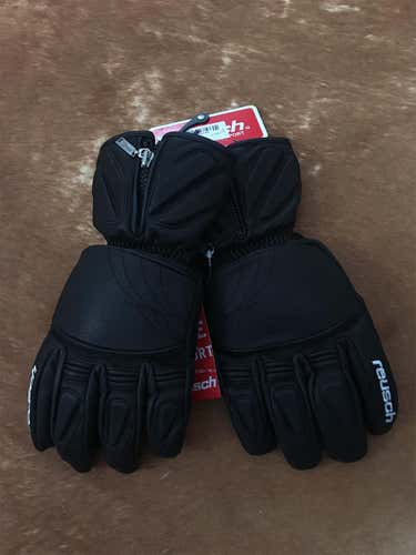New Reusch Black Padded Gloves