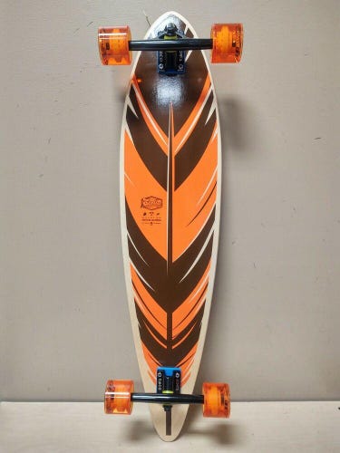 New San Diego Speed Stella 39.25" Blunt Nose Feather Longboard Skateboard