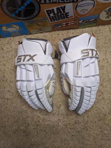 New STX Surgeon RZR 12" Medium Lacrosse Gloves