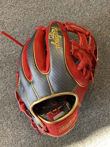Red High School/College Infield Heart of the Hide 11.5" Baseball Glove