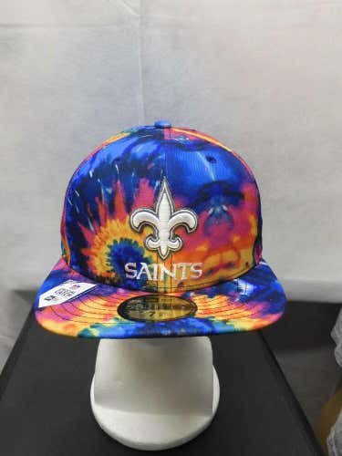 NWS New Orleans Saints 2020 Crucial Catch New Era 59fifty NFL 7 3/8