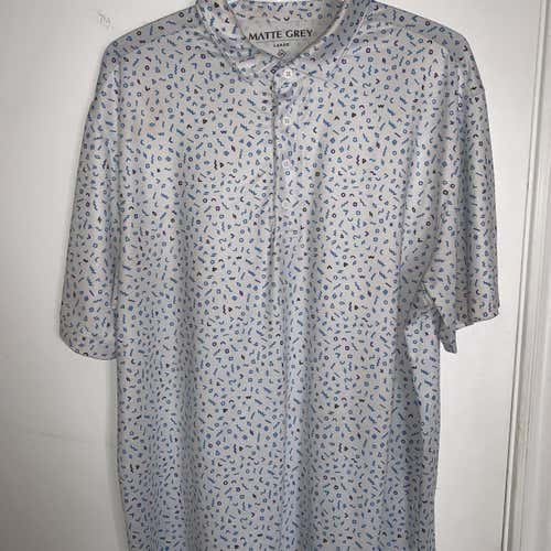 Adult Large Matte Grey Shirt