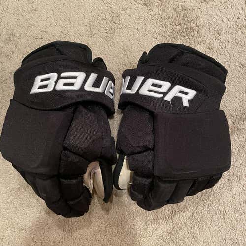 Black Senior Bauer Vapor 1X Pro Lite 14" Pro Stock Gloves