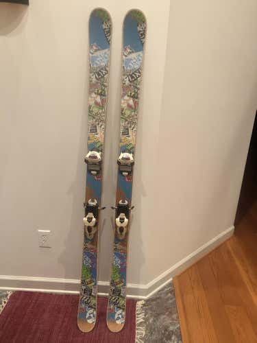 Used Line Park Afterbang Skis With Bindings Max Din 13