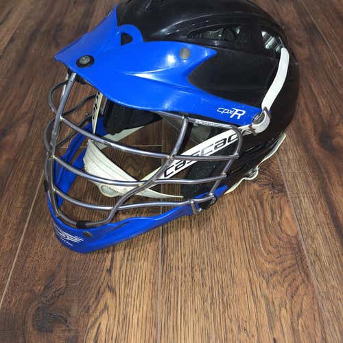 Used Cascade CPX-R Lacrosse Helmet Black/Blue