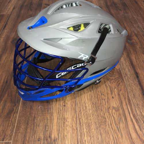 Used Cascade R Lacrosse Helmet Matte Gray