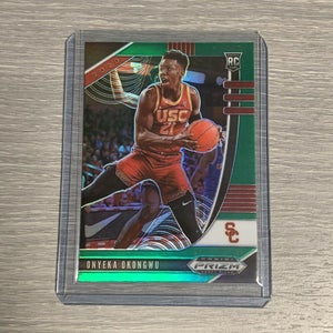 Onyeka Okongwu 20-21 Prizm Draft Picks Green USC Trojans Atlanta Hawks RC #45