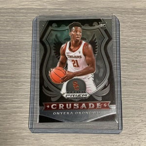 Onyeka Okongwu 20-21 Prizm Draft Picks Crusade USC Trojans ATL Hawks RC #85