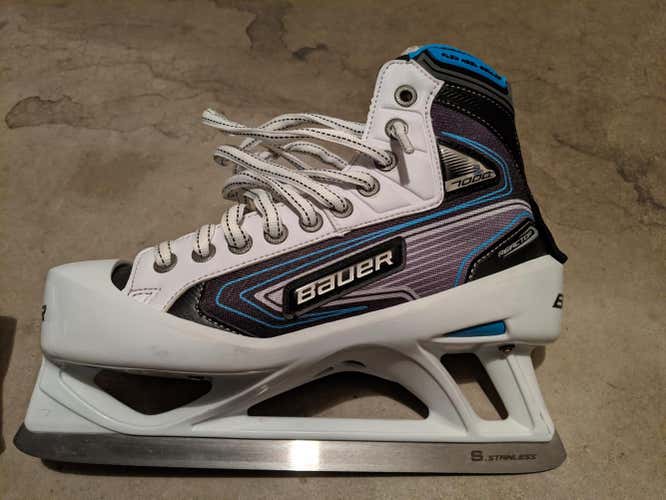 Bauer Reactor 7000 Hockey Goalie Skates Senior 7.0 D