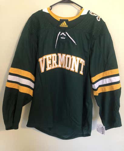 Adidas Vermont Catamounts NCAA Hockey Home Jersey Size 50