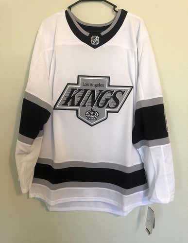 Adidas LA Kings Retro Drew Doughty White Stitched Jersey Size 52