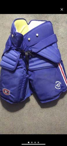 Blue Senior Large Warrior Ritual X Pro Stock Hockey Goalie Pants