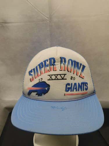 Vintage Super Bowl XXV Mesh Trucker Snapback Hat NFL