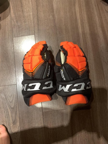 Orange Senior CCM Tacks 7092 14" Gloves