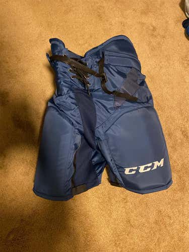 Blue Senior Medium CCM HP35 Pro Stock Hockey Pants