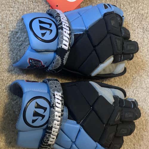 Black New Goalie Warrior Nemesis Pro 12" Lacrosse Gloves