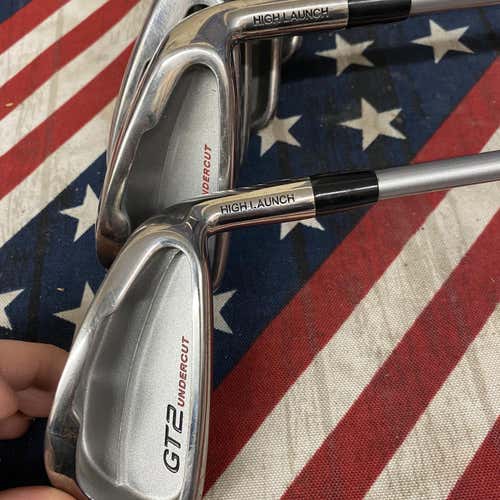 Used Men's RH Adams Golf GT2 Undercut Regular Flex Graphite Shaft Iron Set(3-SW)- 154277